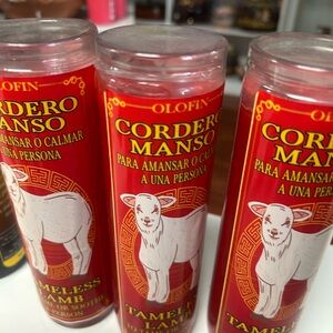 Olofin Cordero Manso Red Candles